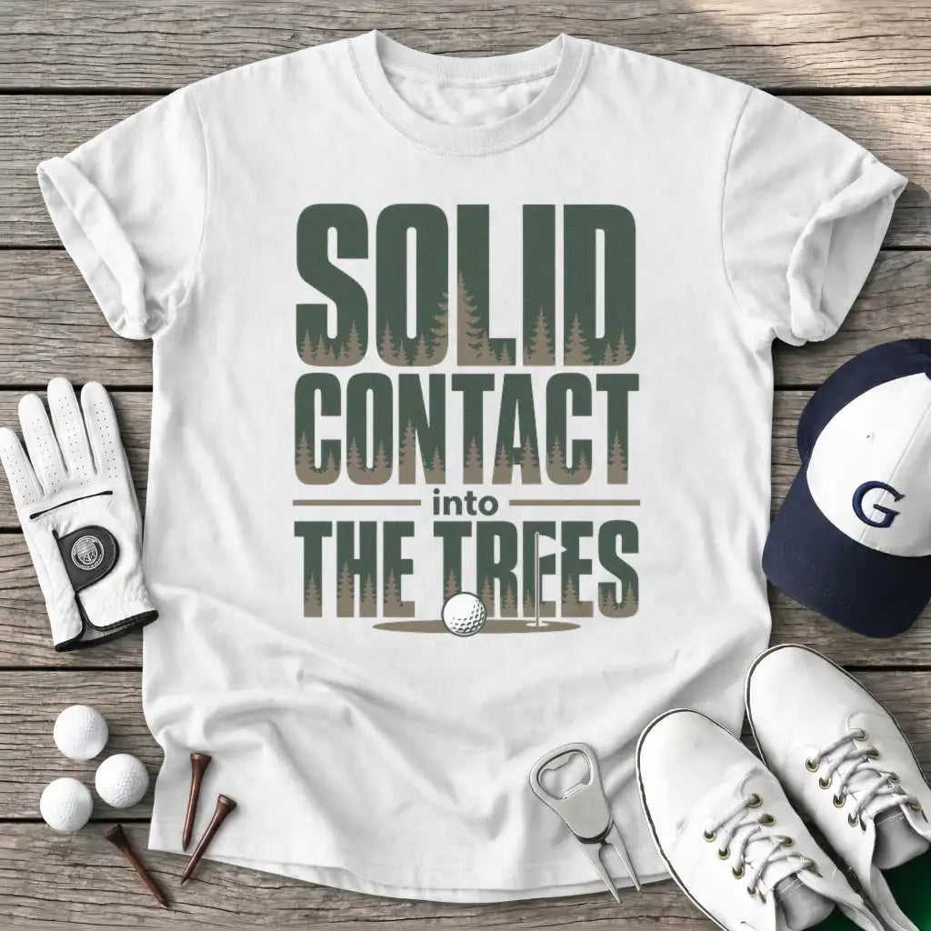 White / S Solid Contact Into T-Shirt