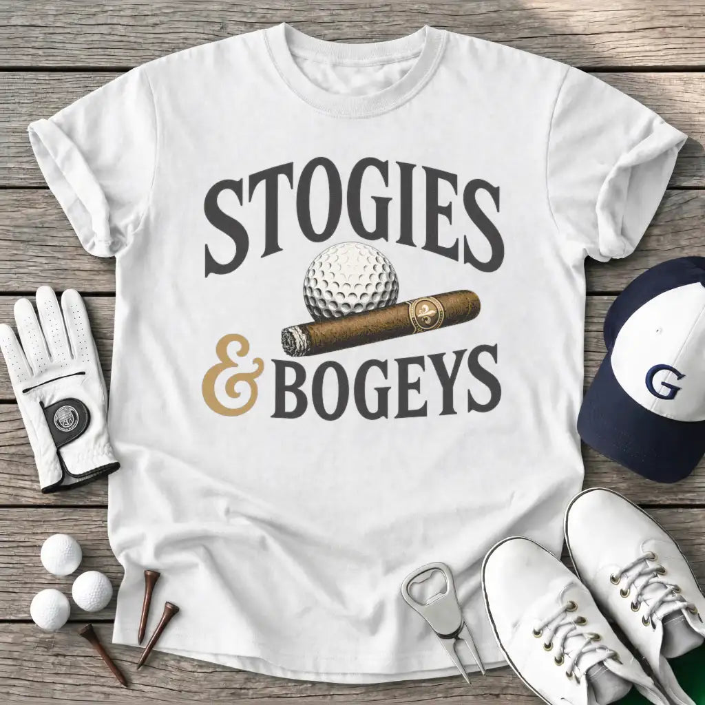 White / S Stogies Bogeys T-Shirt