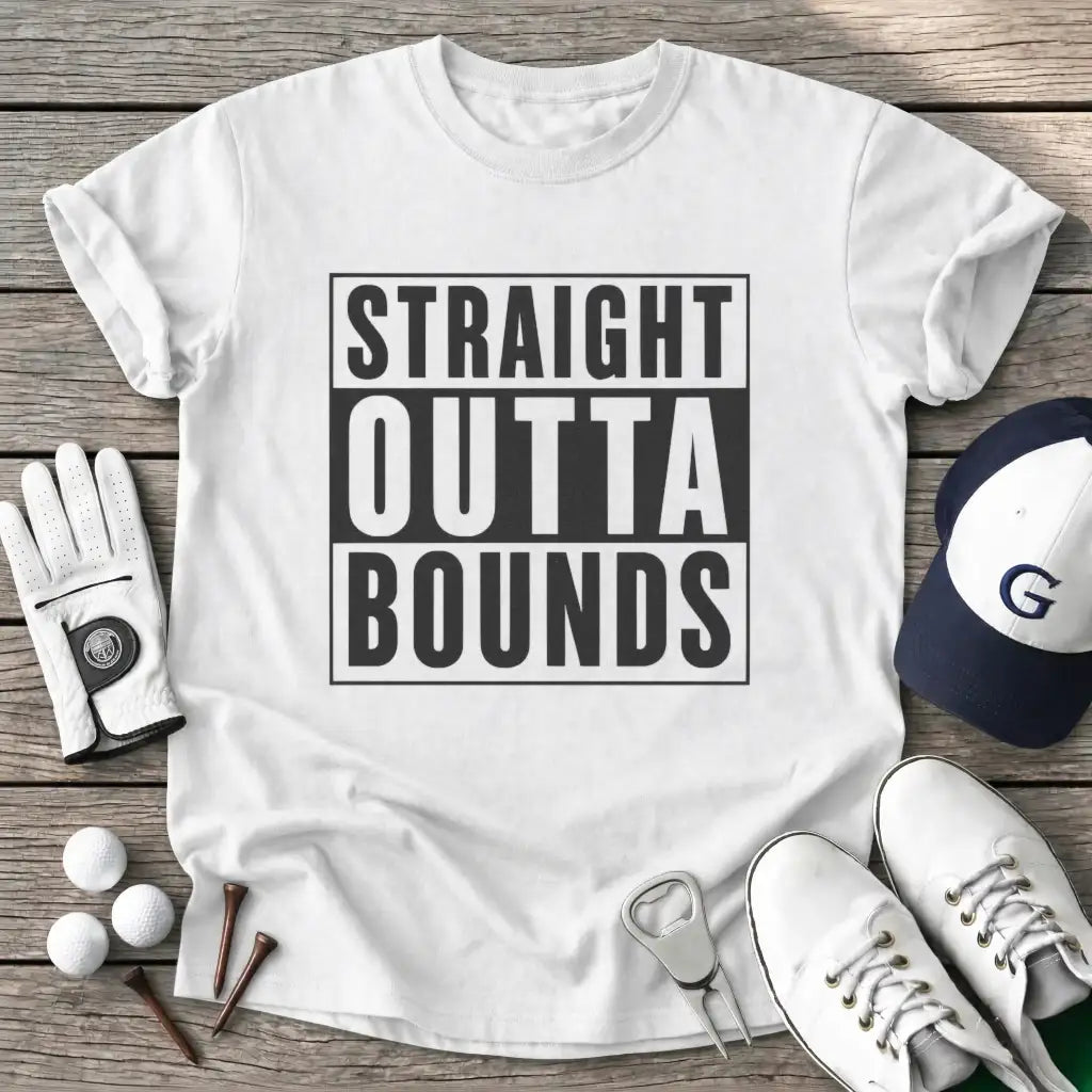 Straight Outta T-Shirt in White