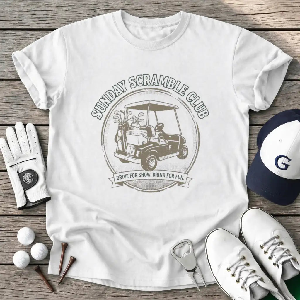 White / S Sunday Scramble T-Shirt