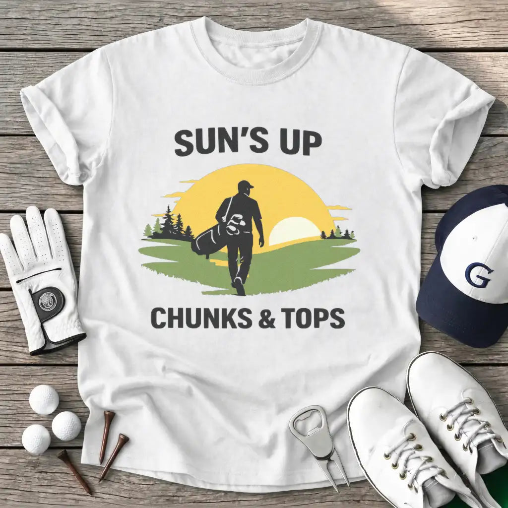 White / S Suns Chunks Tops T-Shirt