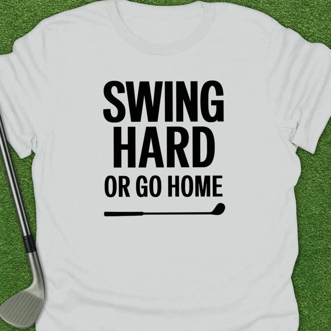 White / S Swing Hard Home T-Shirt