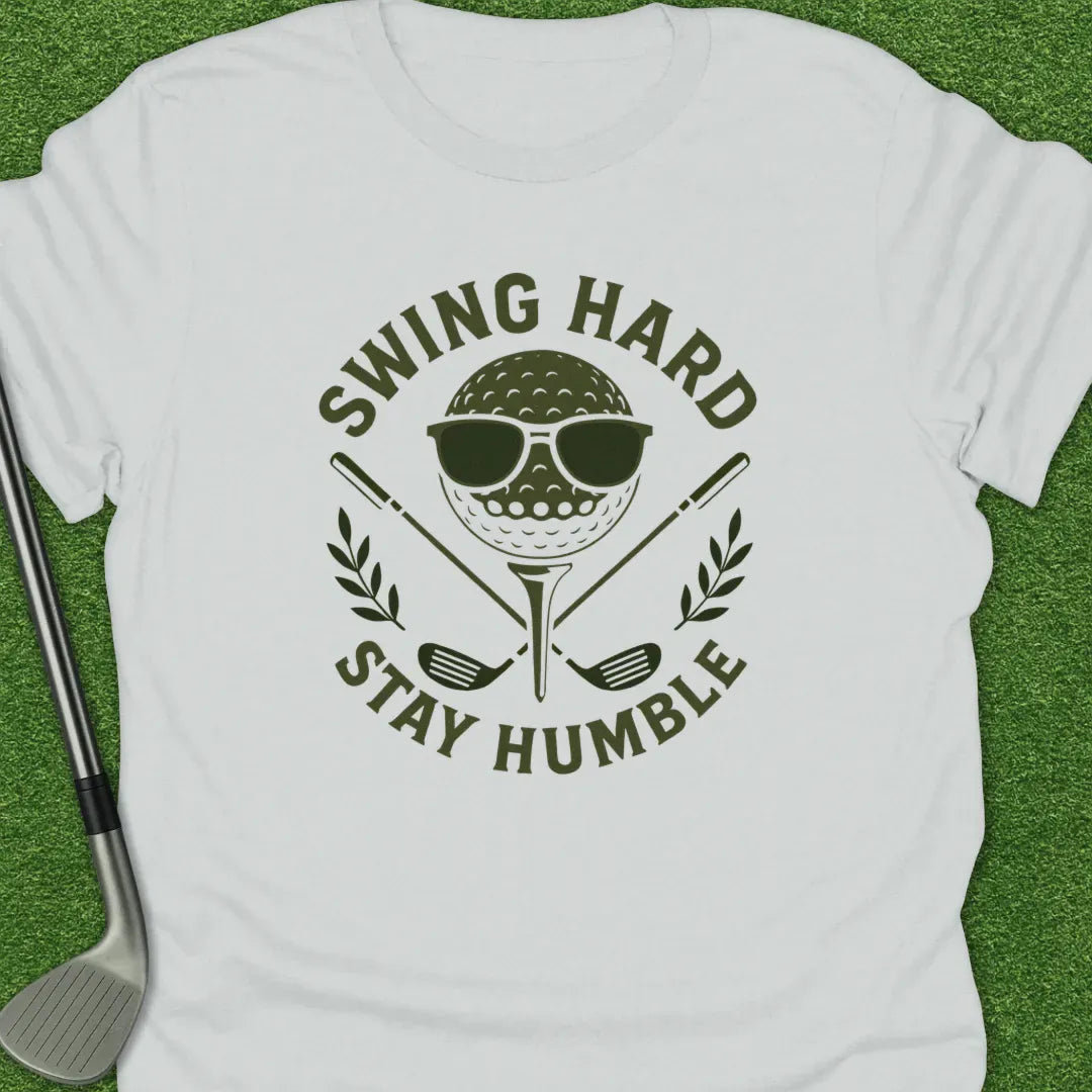 White / S Swing Hard Stay T-Shirt