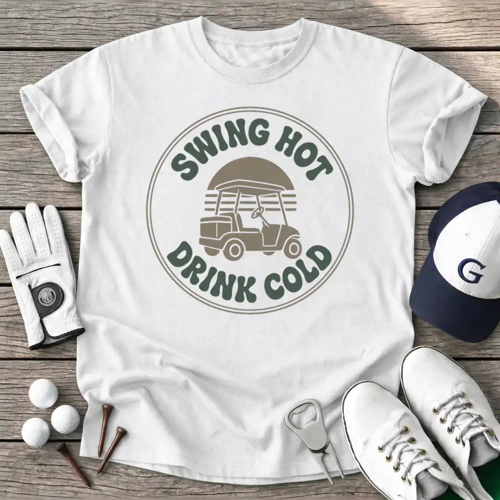 White / S Swing Hot Drink Cold T-Shirt