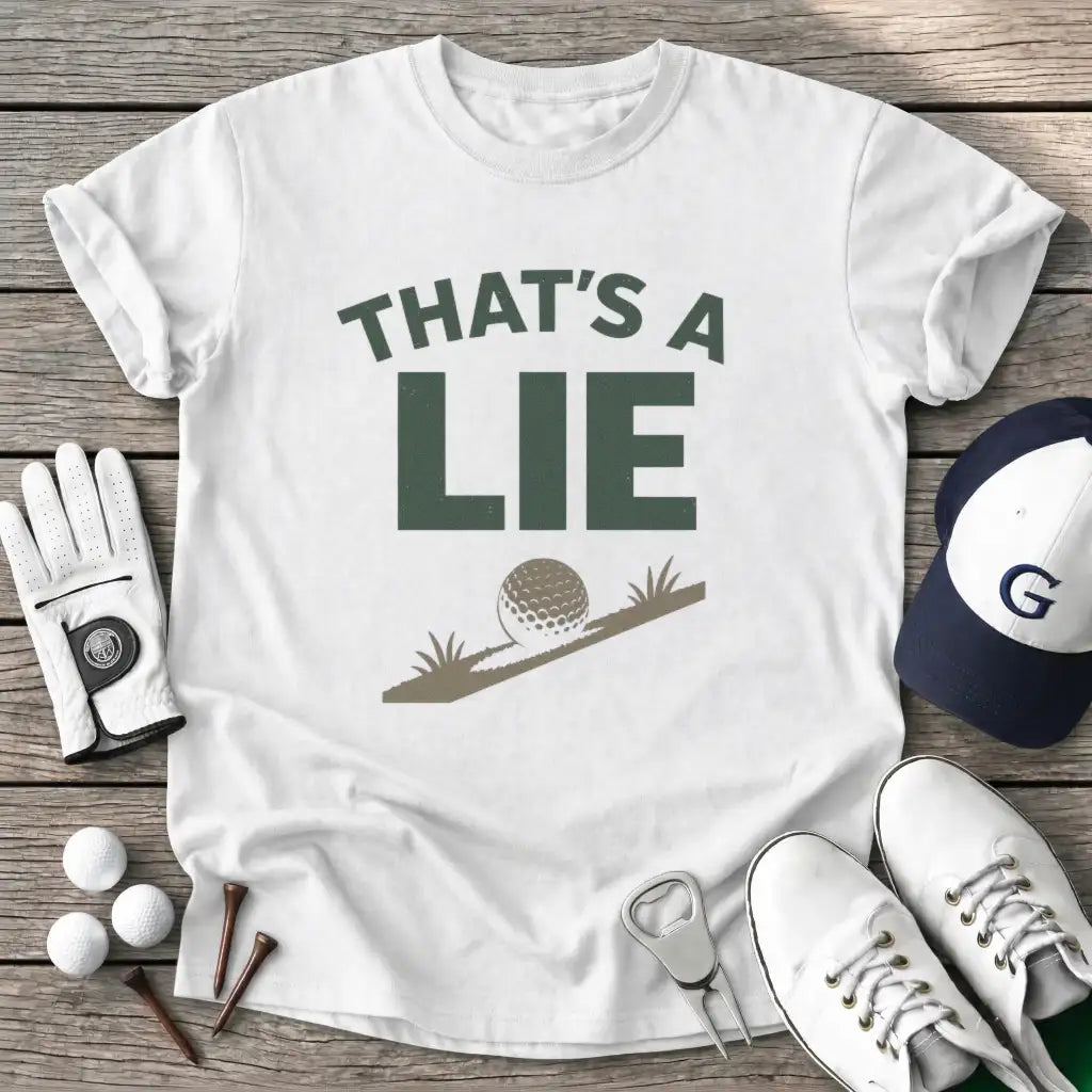 White / S Thats Lie T-Shirt