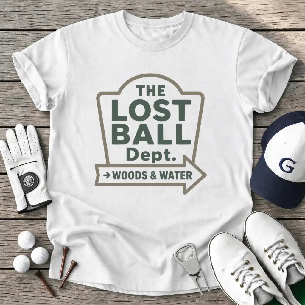 White / S The Lost Ball Dept T-Shirt