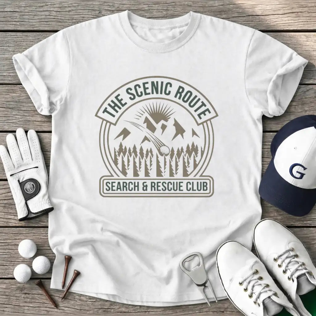 White / S The Scenic Route T-Shirt