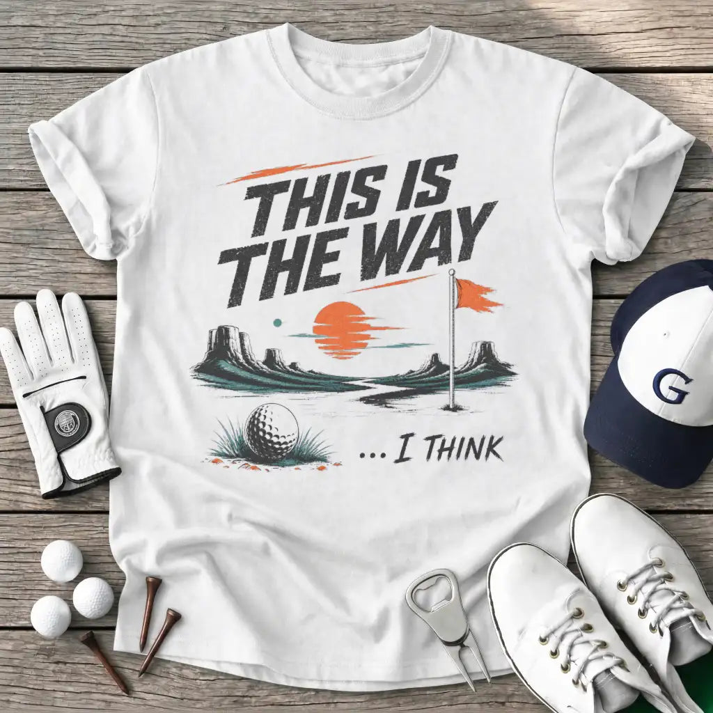 White / S This The Way Think T-Shirt