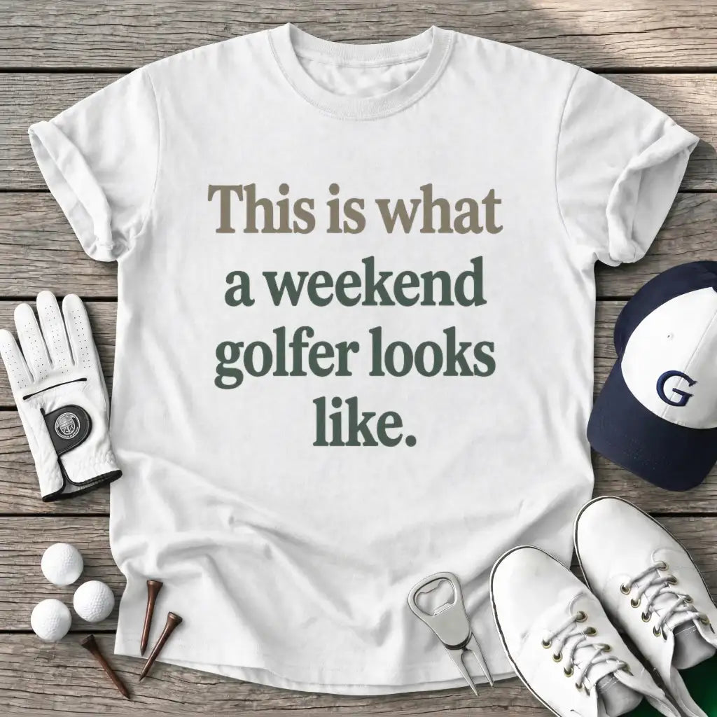 White / S This What Weekend T-Shirt
