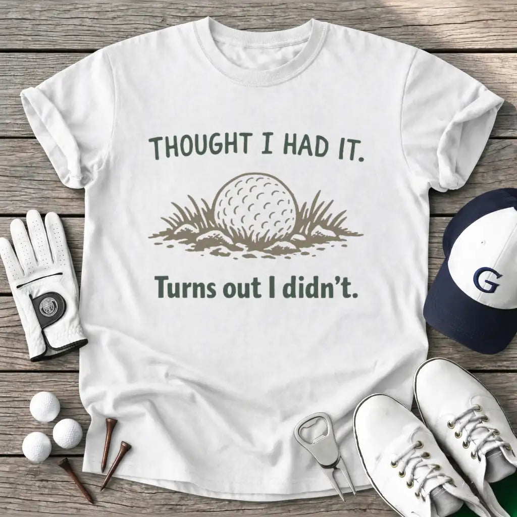 White / S Thought Had Turns T-Shirt
