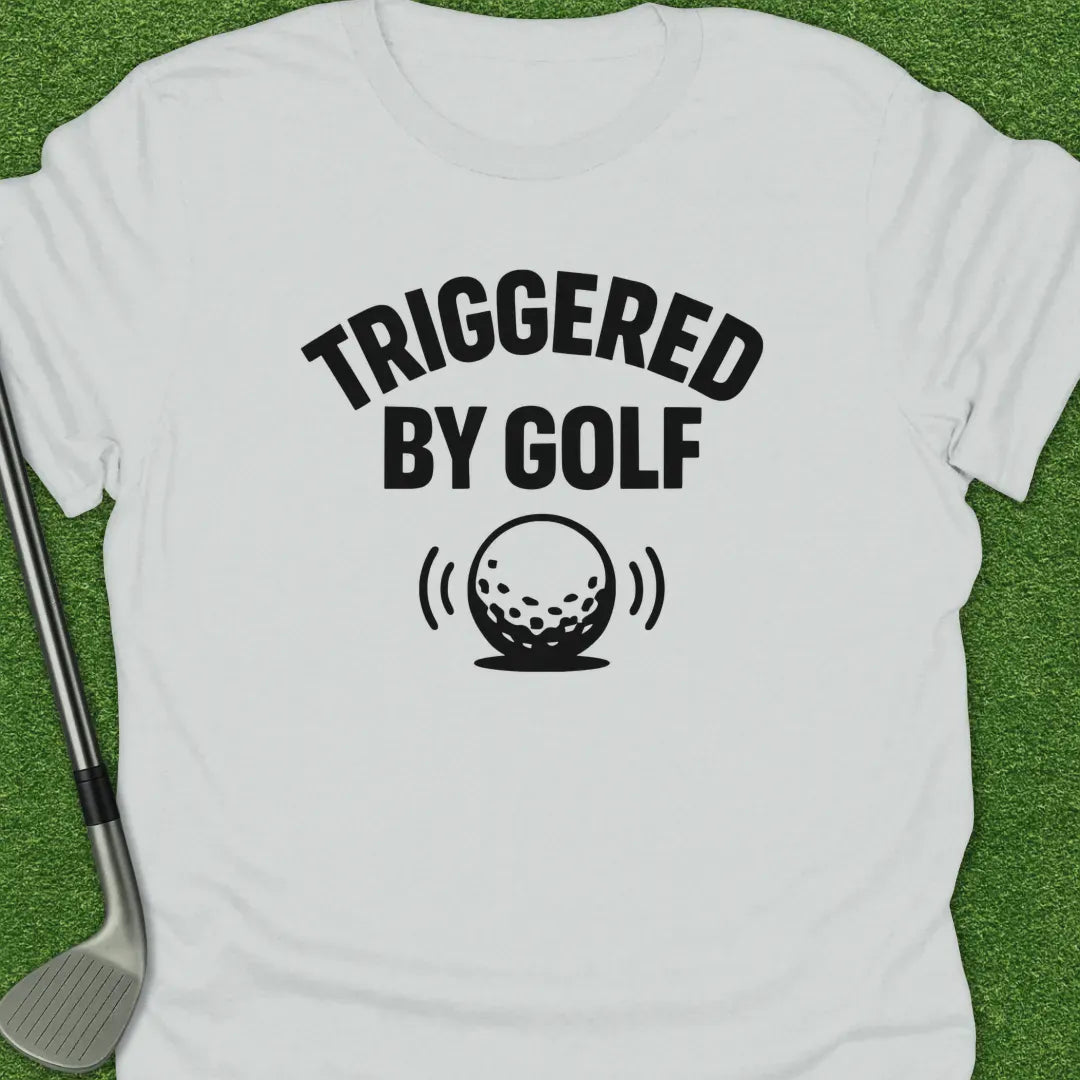 White / S Triggered Golf T-Shirt