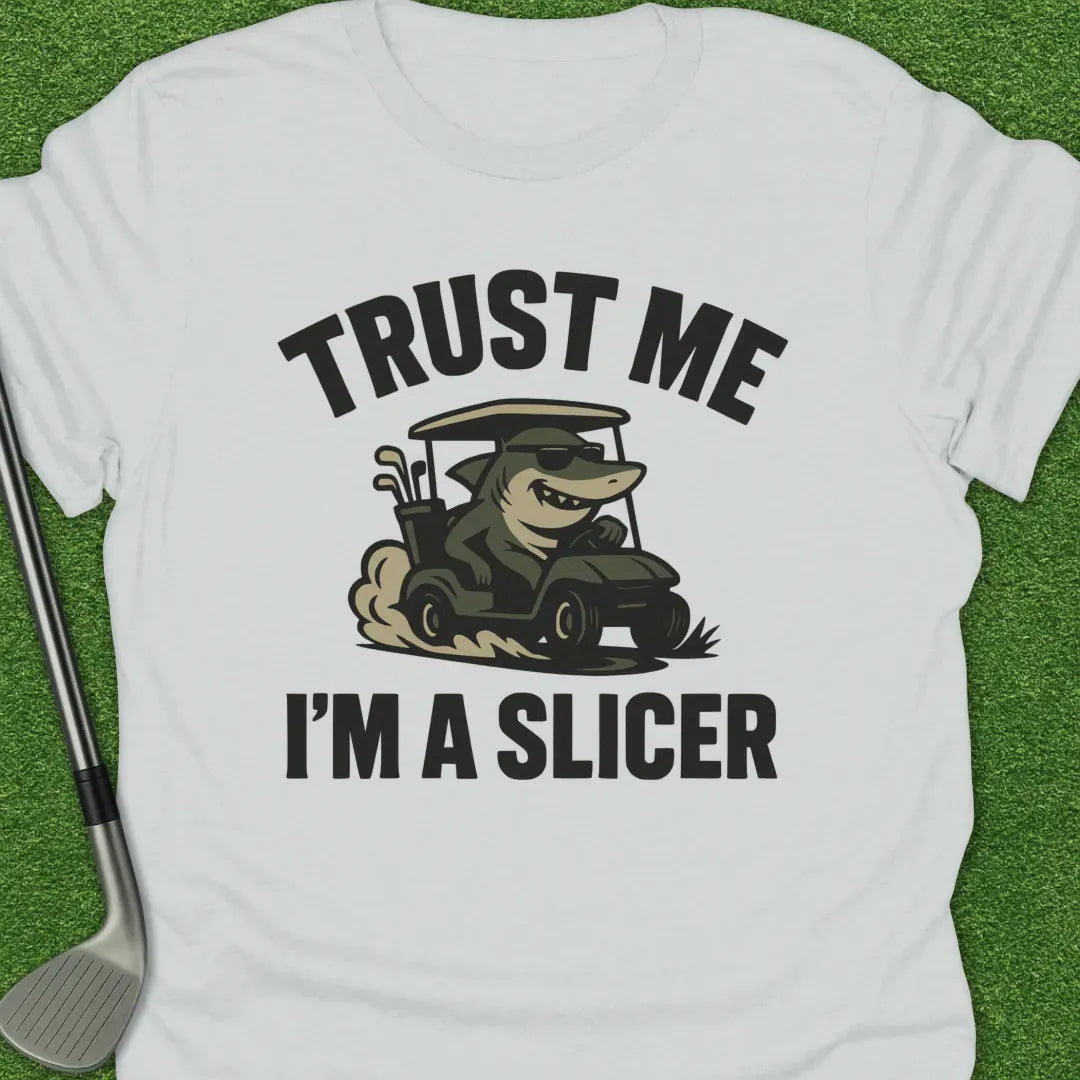 White / S Trust Slicer T-Shirt