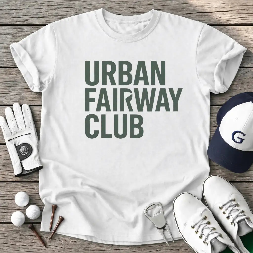 White / S Urban Fairway Club T-Shirt
