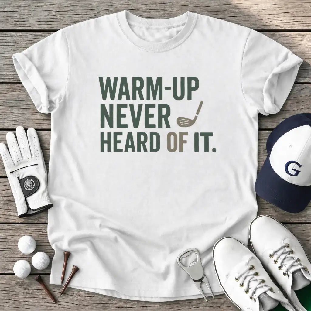 White / S Warmup Never Heard T-Shirt