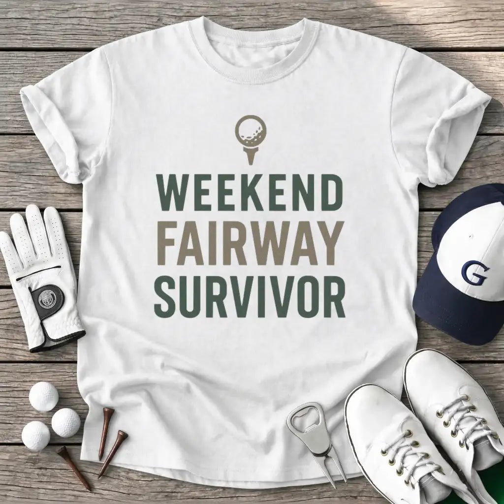 White / S Weekend Fairway T-Shirt
