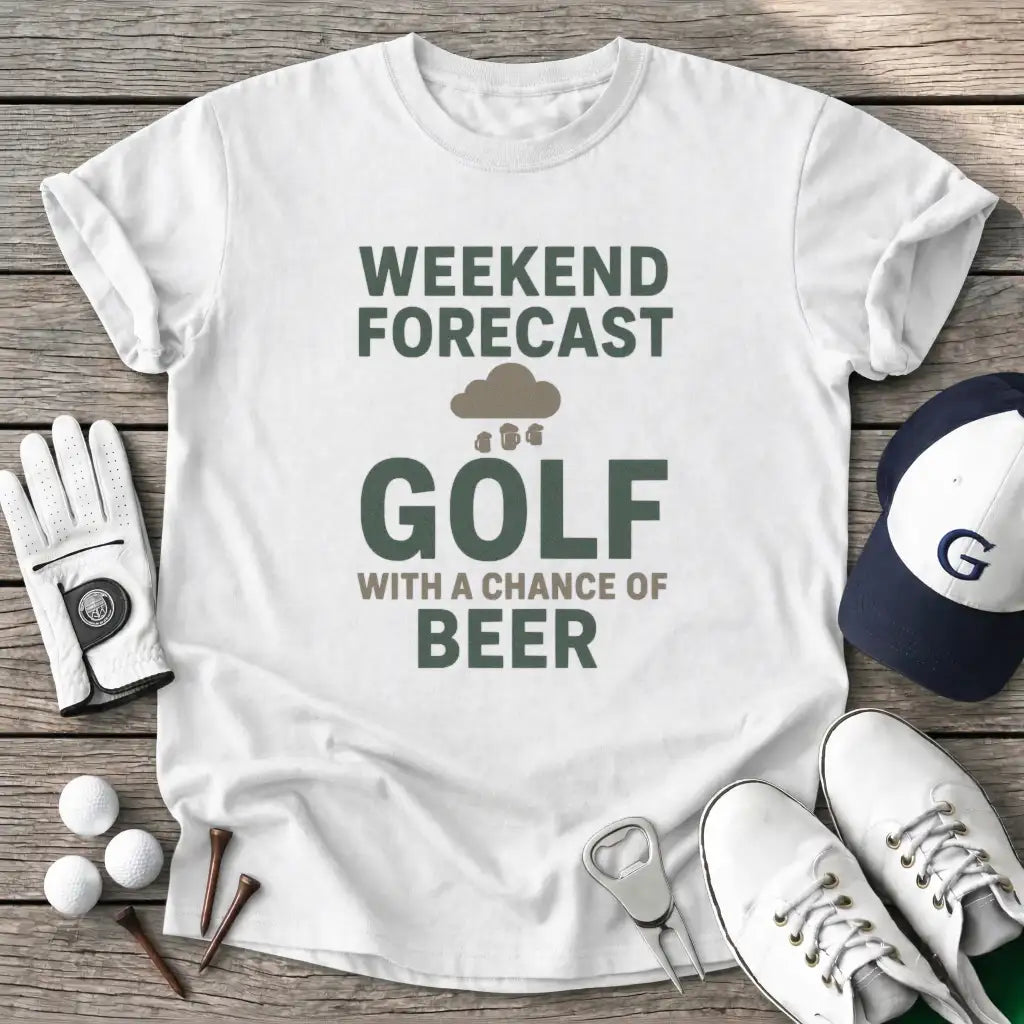 White / S Weekend Forecast T-Shirt