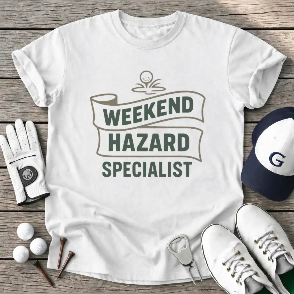 White / S Weekend Hazard T-Shirt