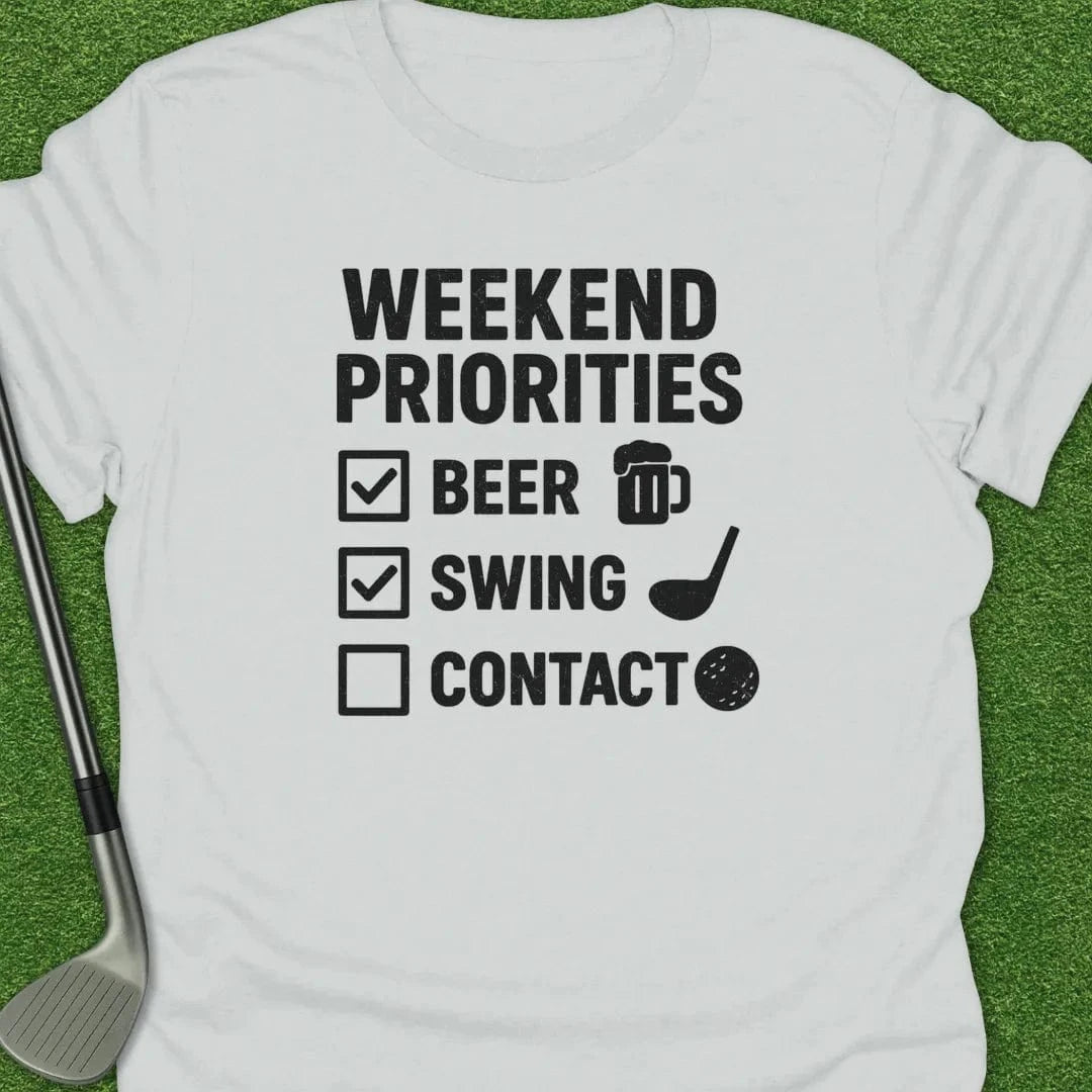White / S Weekend Priorities T-Shirt