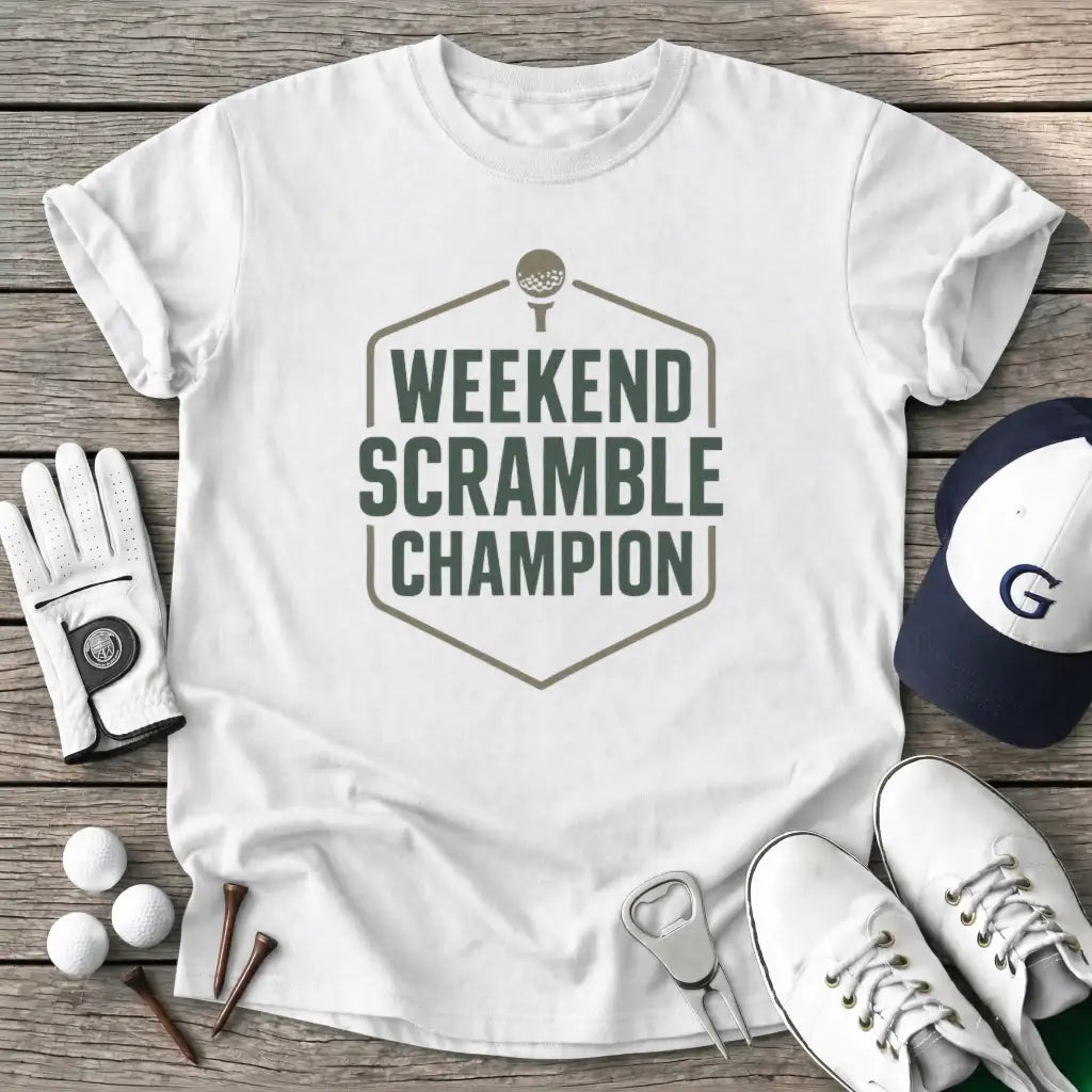 White / S Weekend Scramble T-Shirt