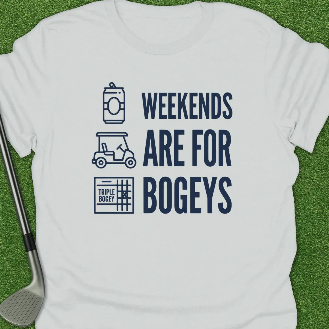 White / S Weekends Are For T-Shirt