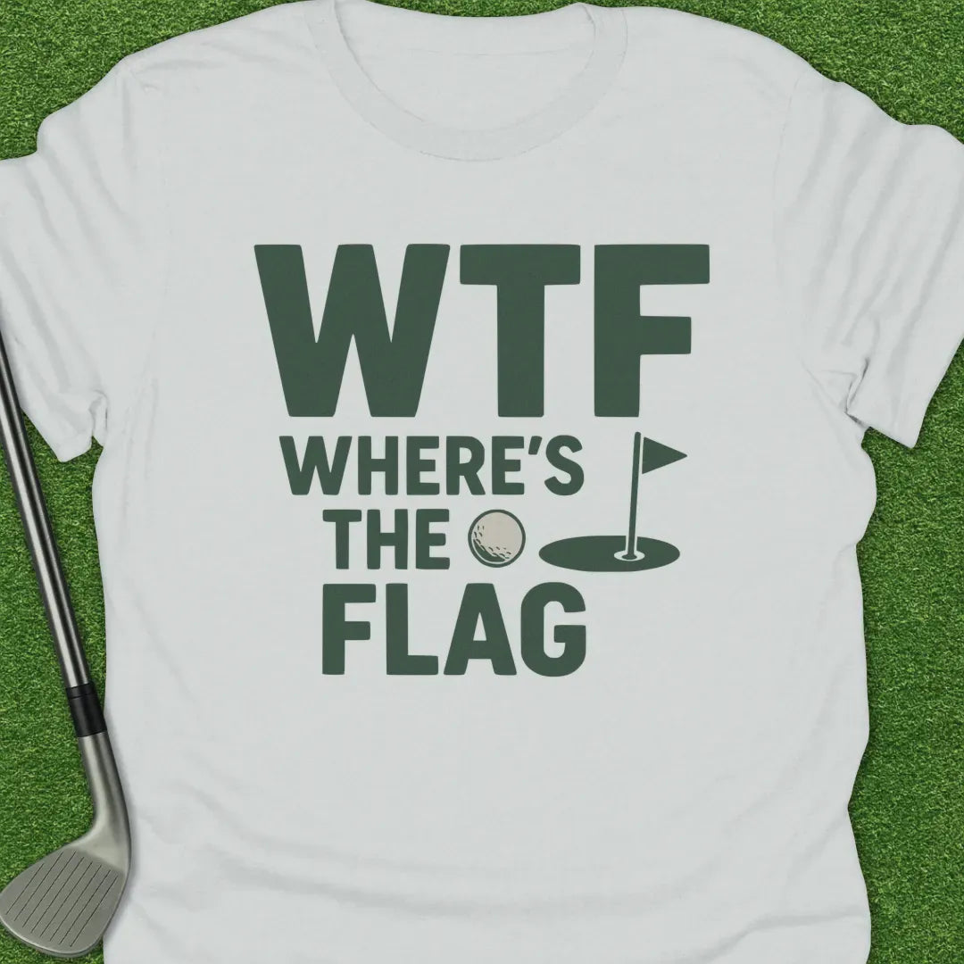 White / S Wtf Wheres The Flag T-Shirt