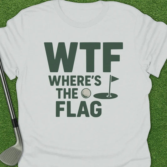 White / S Wtf Wheres The Flag T-Shirt