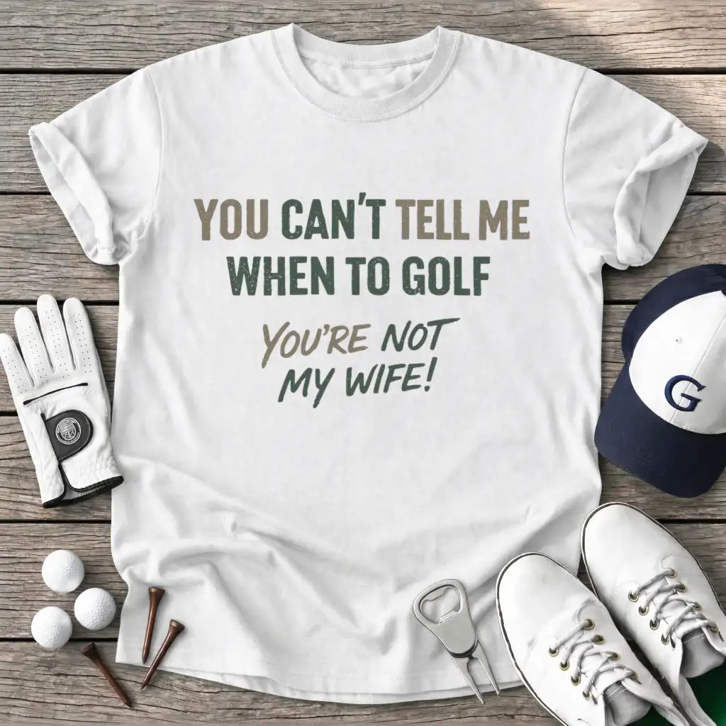 White / S You Cant Tell When T-Shirt