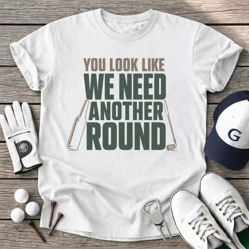 White / S You Look Like Need T-Shirt