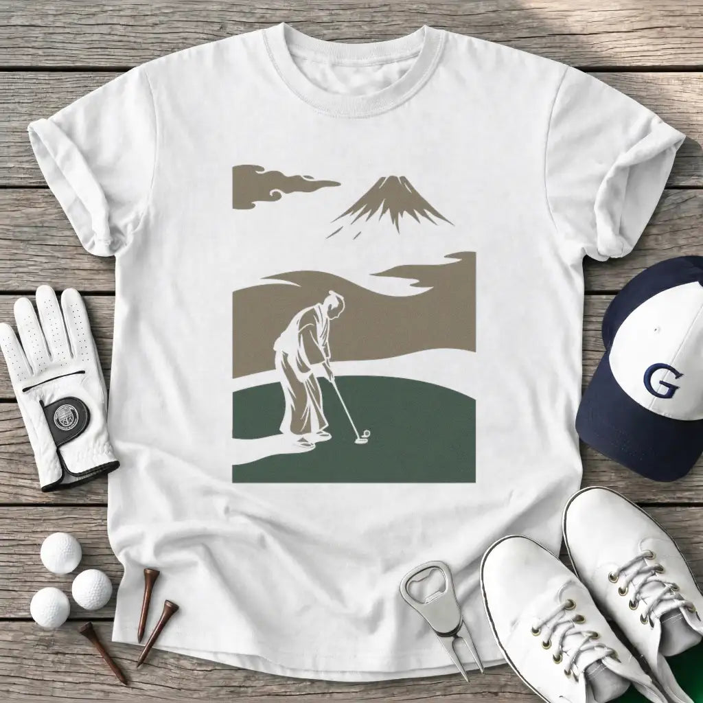 Zen Putt T-Shirt in White