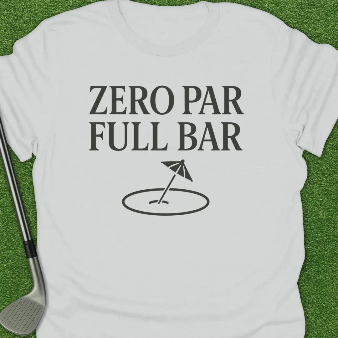 White / S Zero Par Full Bar T-Shirt