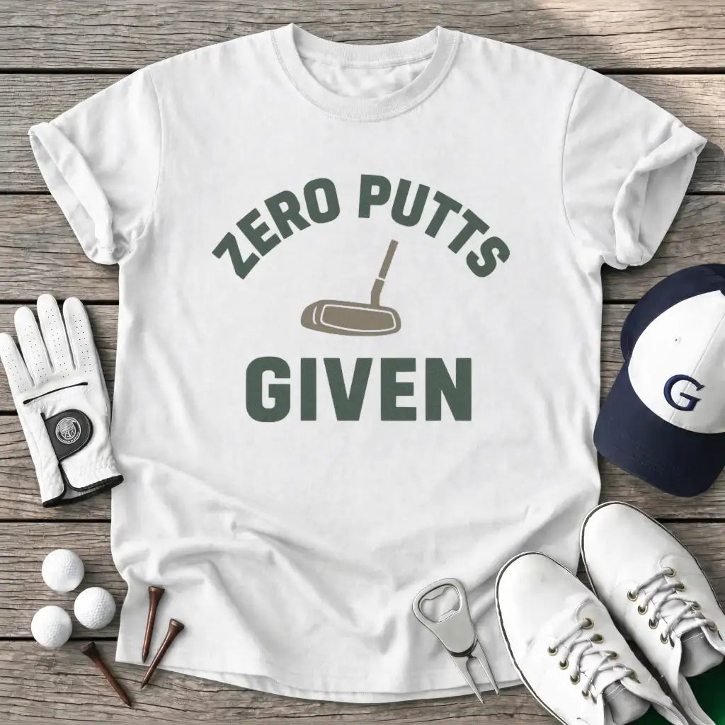 White / S Zero Putts Given T-Shirt